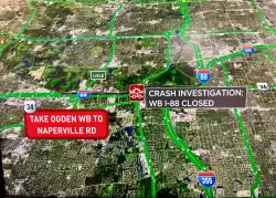 I-88 in western suburbs shut down due to deadly crash; ‘major delays' expected